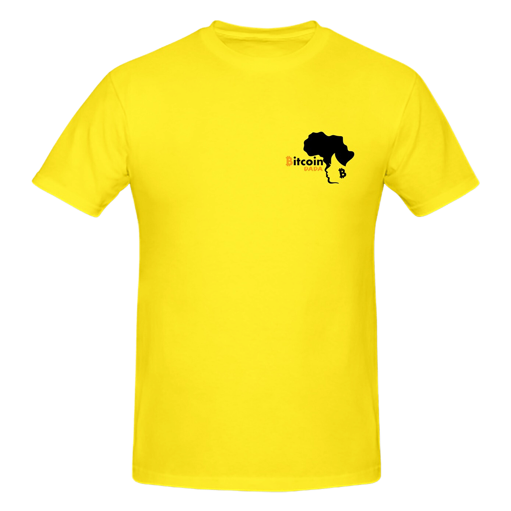 Bitcoin Dada Yellow T-Shirt